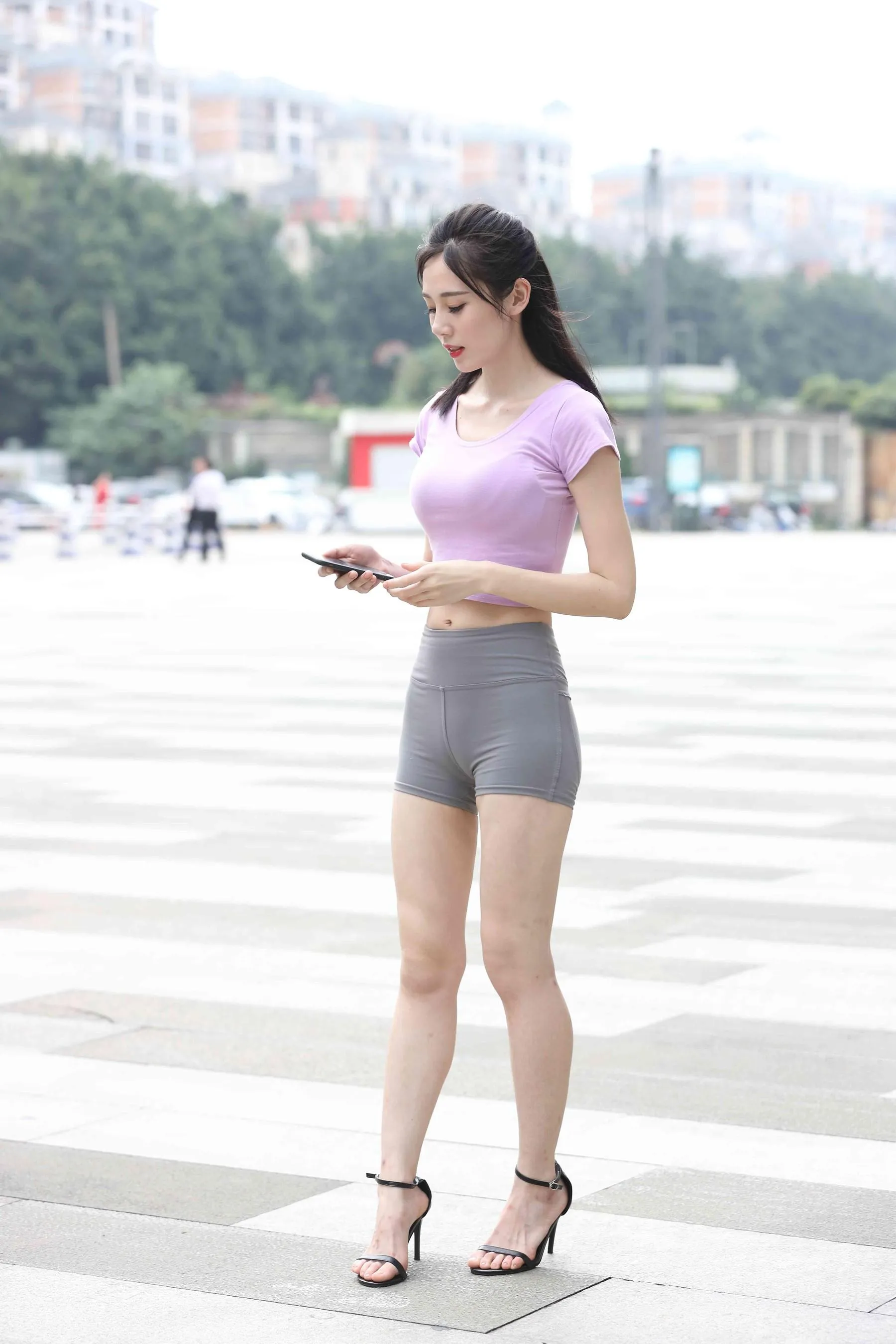 [魔镜街拍] NO.019 运动系甜美女生 [248P]插图5